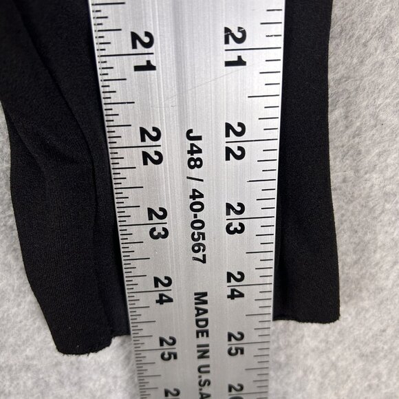 Zara Mini Dress Women's Large Black Flared Ruffle Stretch Keyhole Back Modern - Picture 5 of 10